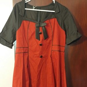 NWT Black and Red Dress